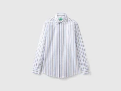 Slim fit striped shirt
