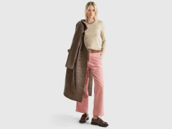 Slim fit sweater in viscose blend