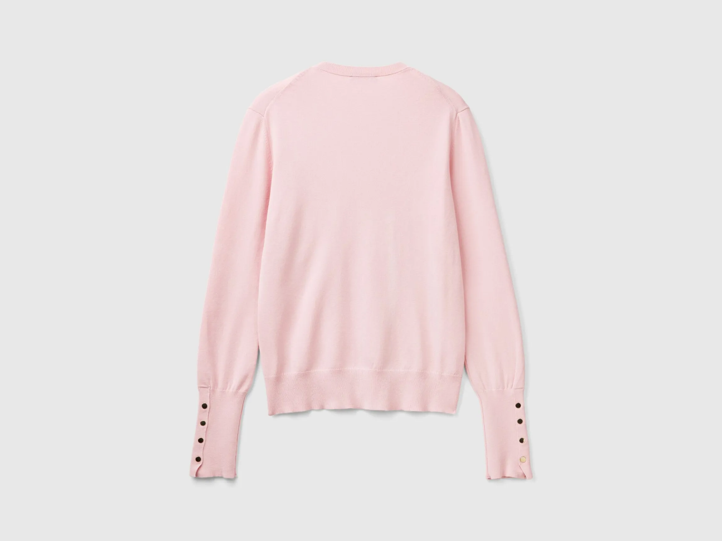 Slim fit sweater in viscose blend