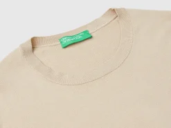 Slim fit sweater in viscose blend