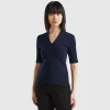 Slim fit t-shirt in long fiber cotton