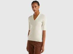 Slim fit t-shirt in long fiber cotton