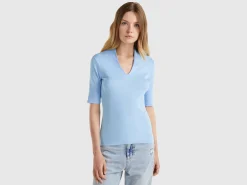 Slim fit t-shirt in long fiber cotton