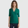 Slim fit t-shirt in long fiber cotton