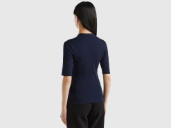 Slim fit t-shirt in long fiber cotton