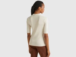 Slim fit t-shirt in long fiber cotton