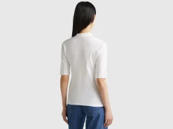 Slim fit t-shirt in long fiber cotton