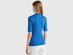 Slim fit t-shirt in long fiber cotton