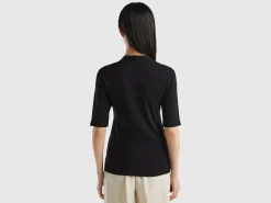 Slim fit t-shirt in long fiber cotton