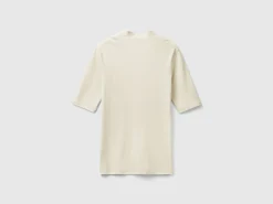 Slim fit t-shirt in long fiber cotton