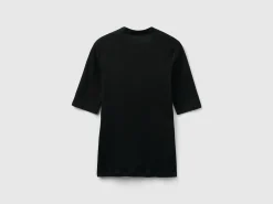 Slim fit t-shirt in long fiber cotton