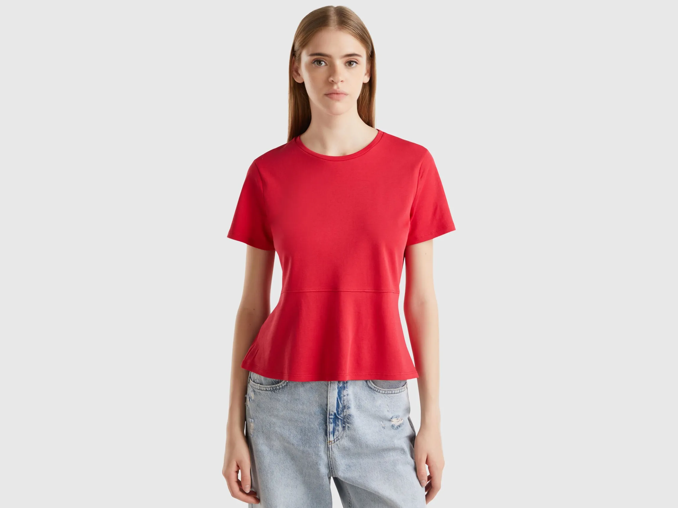 Slim fit t-shirt in organic cotton