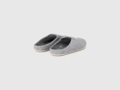 Slippers in cotton blend