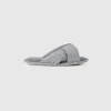 Slippers with woven upper