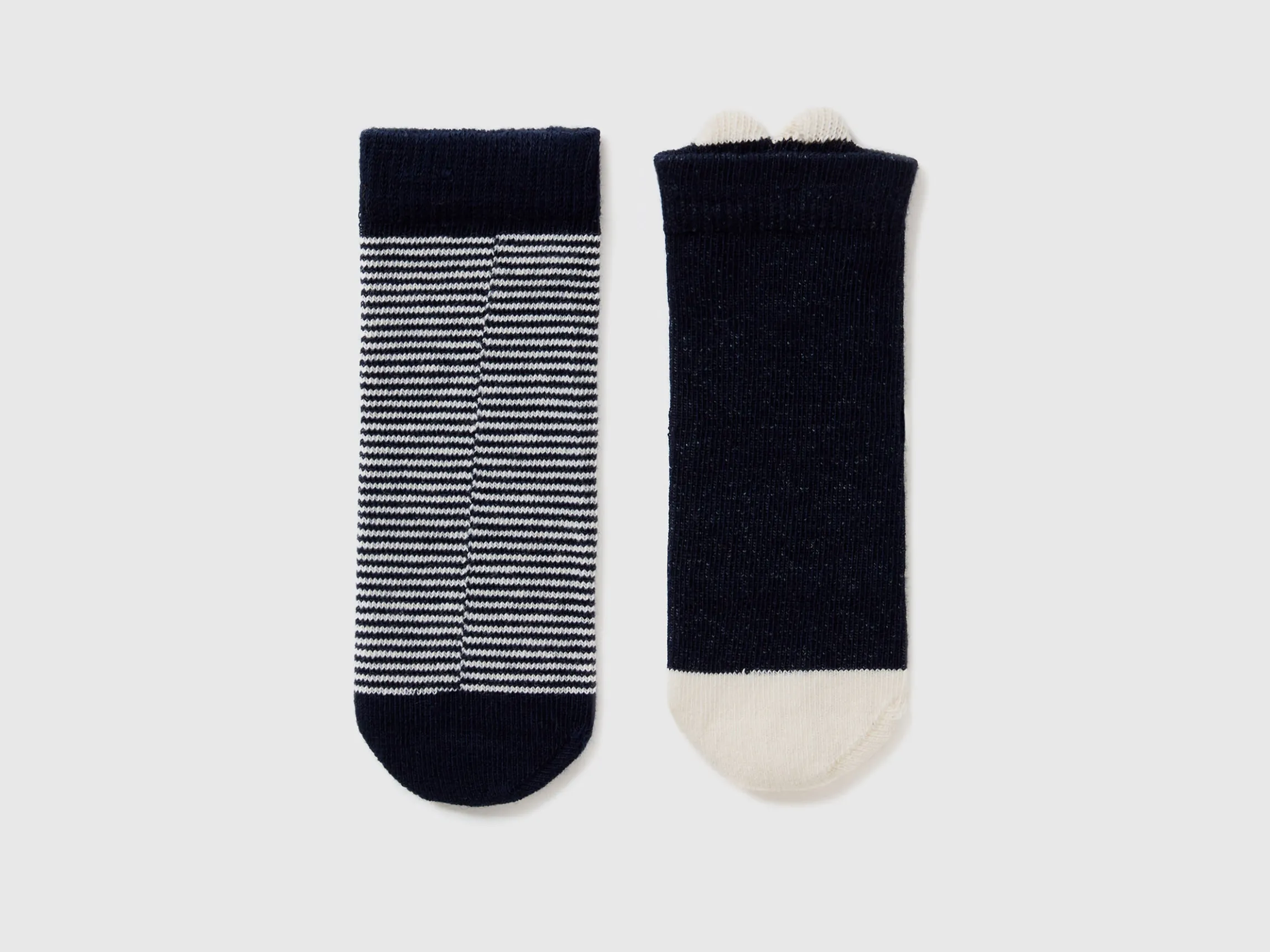 Sock set with stripes and bunny