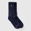 Sporty socks in cotton blend