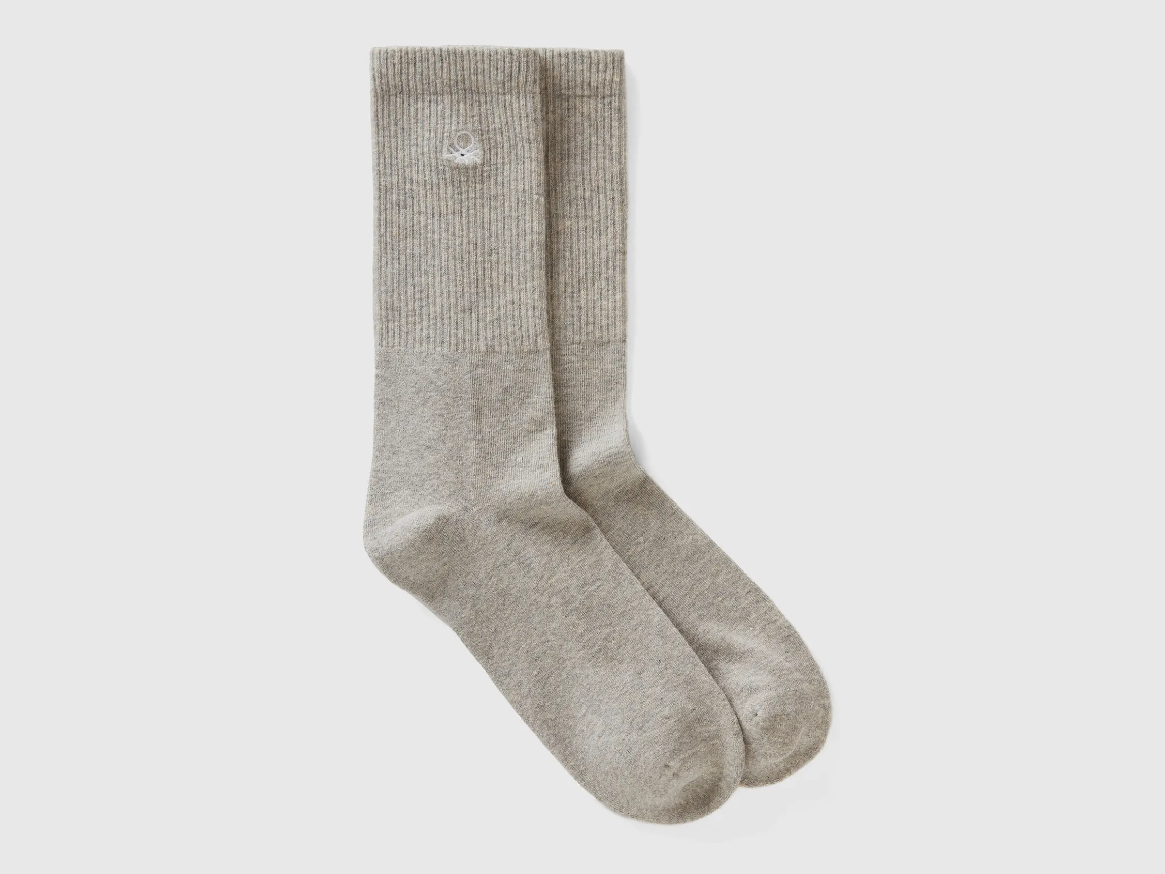 Sporty socks in cotton blend