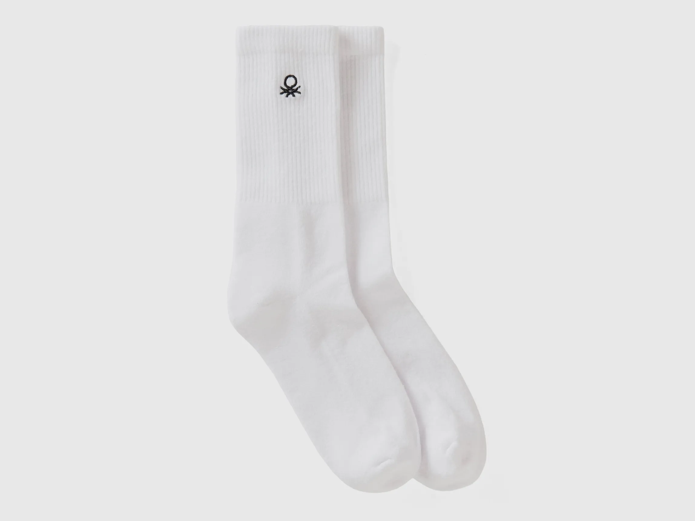 Sporty socks in cotton blend