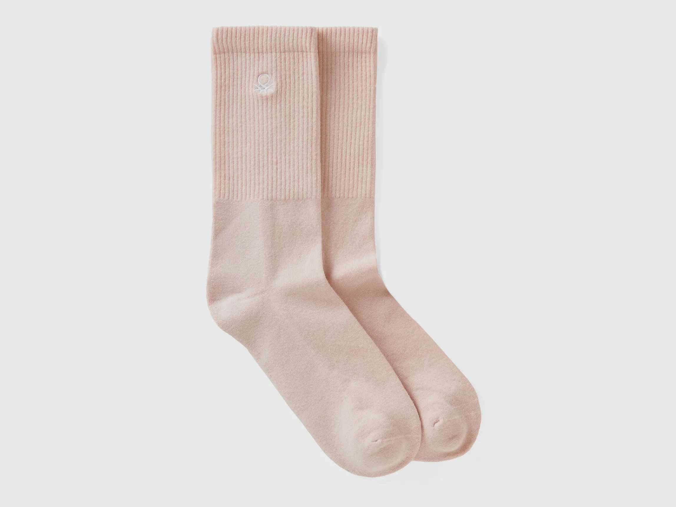 Sporty socks in cotton blend