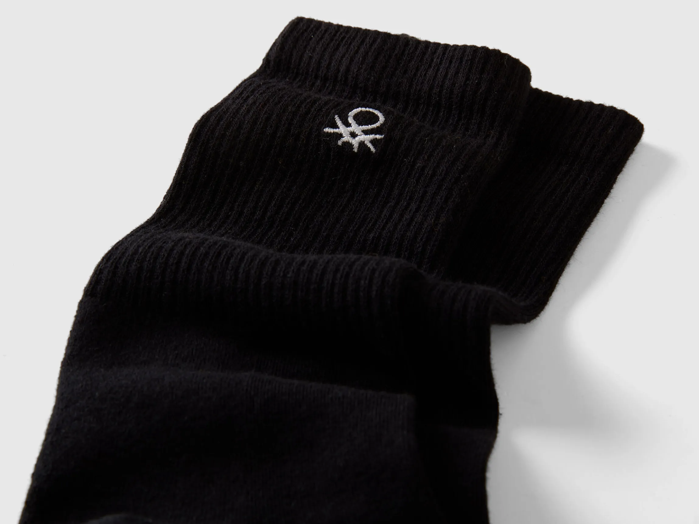 Sporty socks in cotton blend