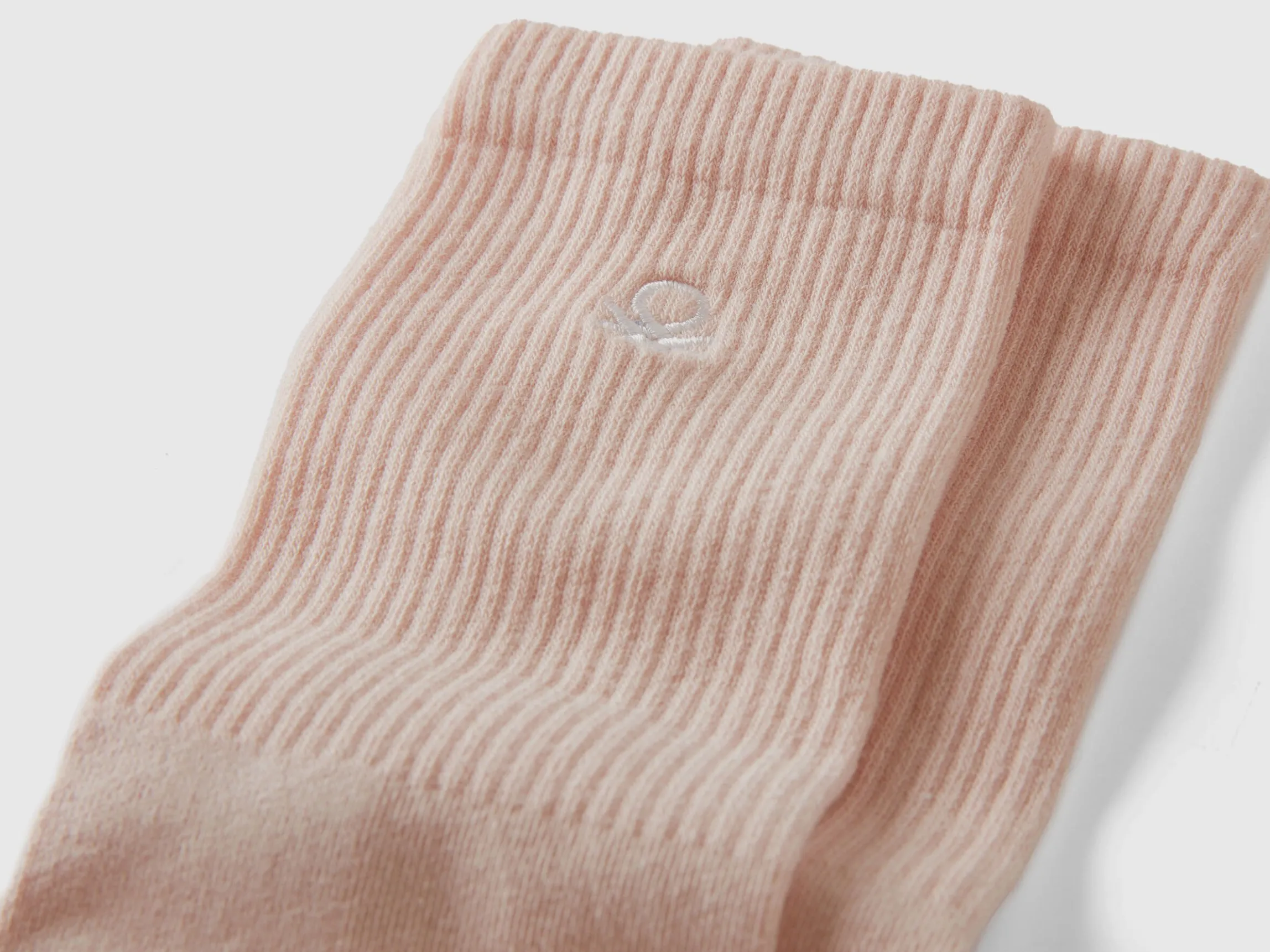 Sporty socks in cotton blend