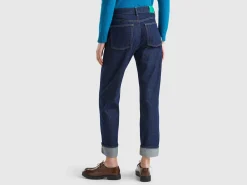 Straight jeans with cuffs