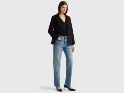 Straight leg jeans