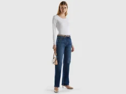 Straight leg jeans