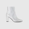 Stretch ankle boots with heels