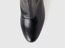 Stretch ankle boots with heels