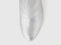 Stretch ankle boots with heels