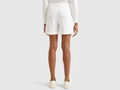 Stretch cotton bermudas