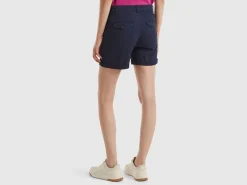 Stretch cotton bermudas