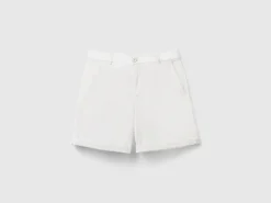 Stretch cotton bermudas