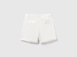 Stretch cotton bermudas