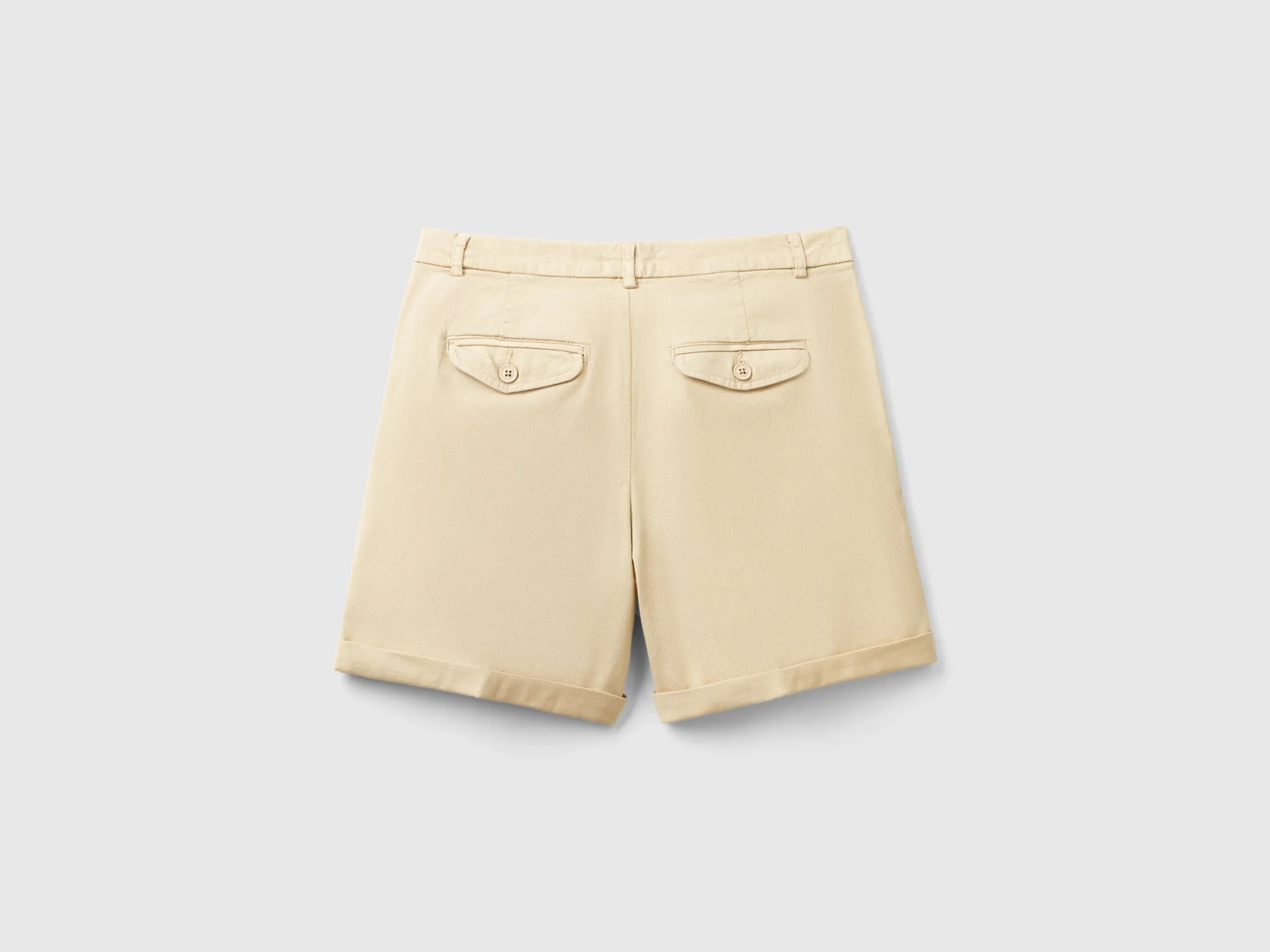 Stretch cotton bermudas