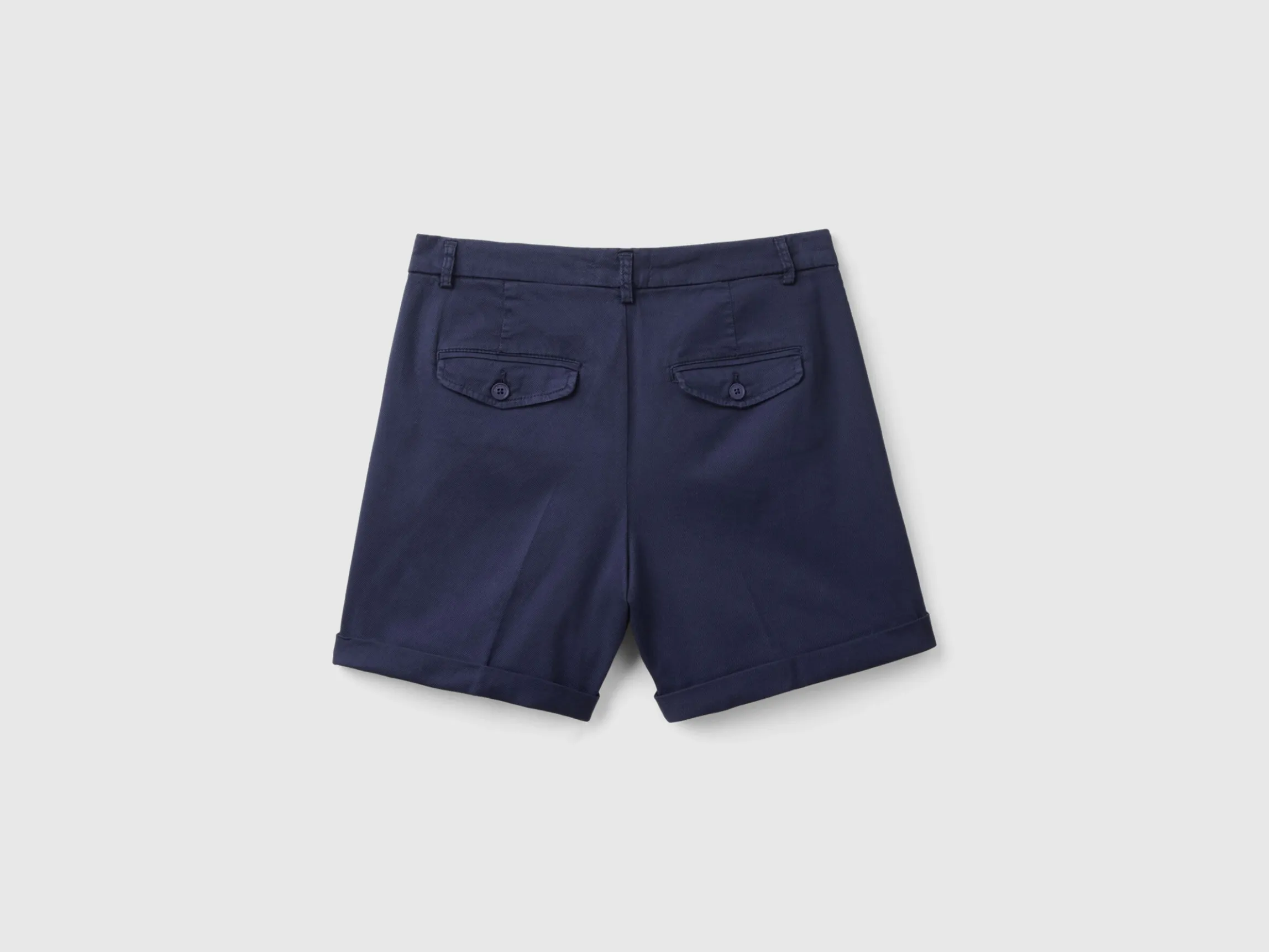 Stretch cotton bermudas