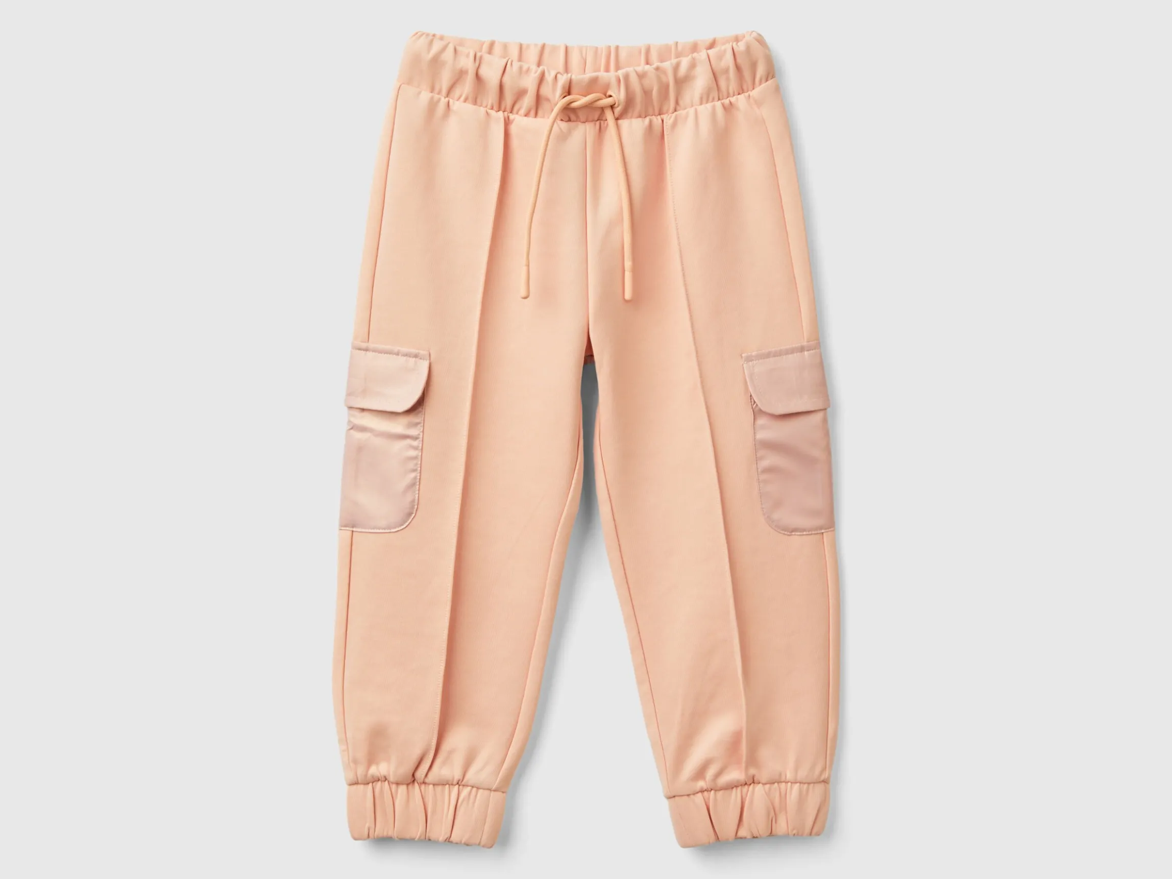 Stretch cotton cargo trousers