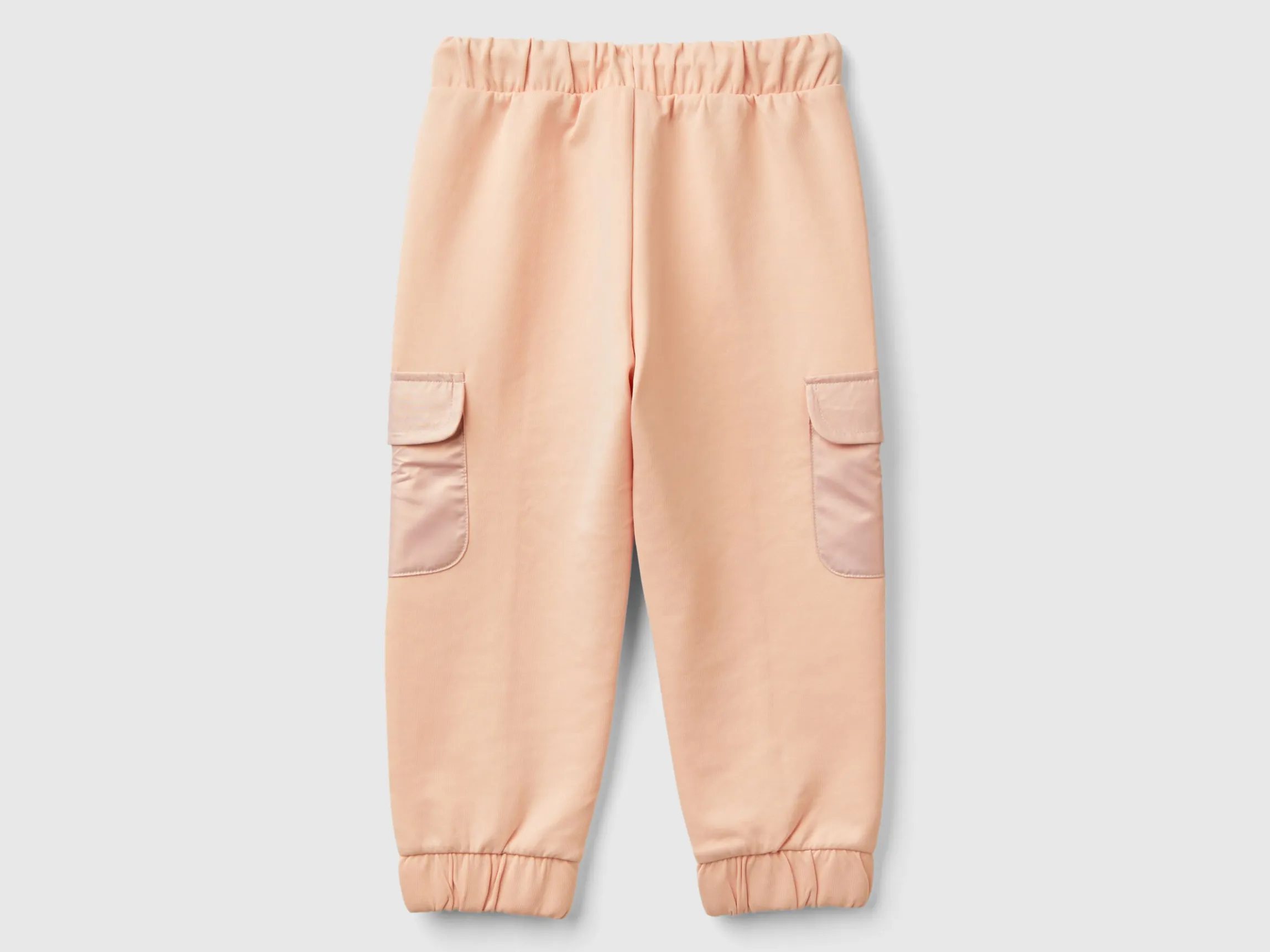 Stretch cotton cargo trousers