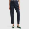 Stretch cotton chino trousers