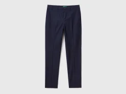 Stretch cotton chinos