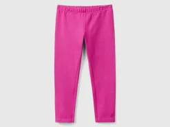 Stretch cotton leggings