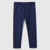 Stretch cotton leggings