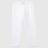 Stretch cotton leggings