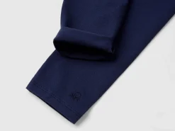 Stretch cotton leggings