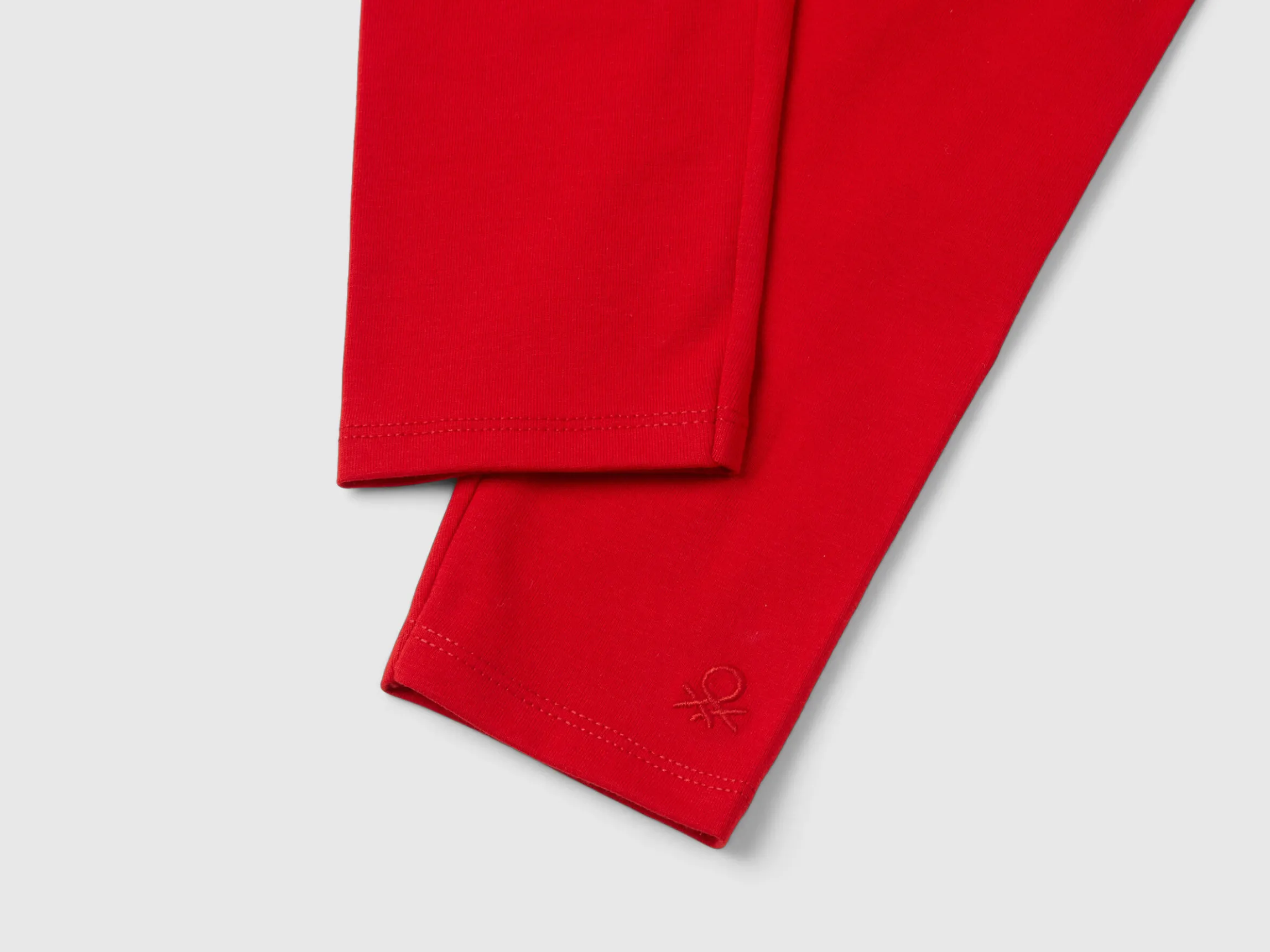 Stretch cotton leggings