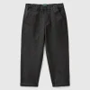 Stretch cotton trousers