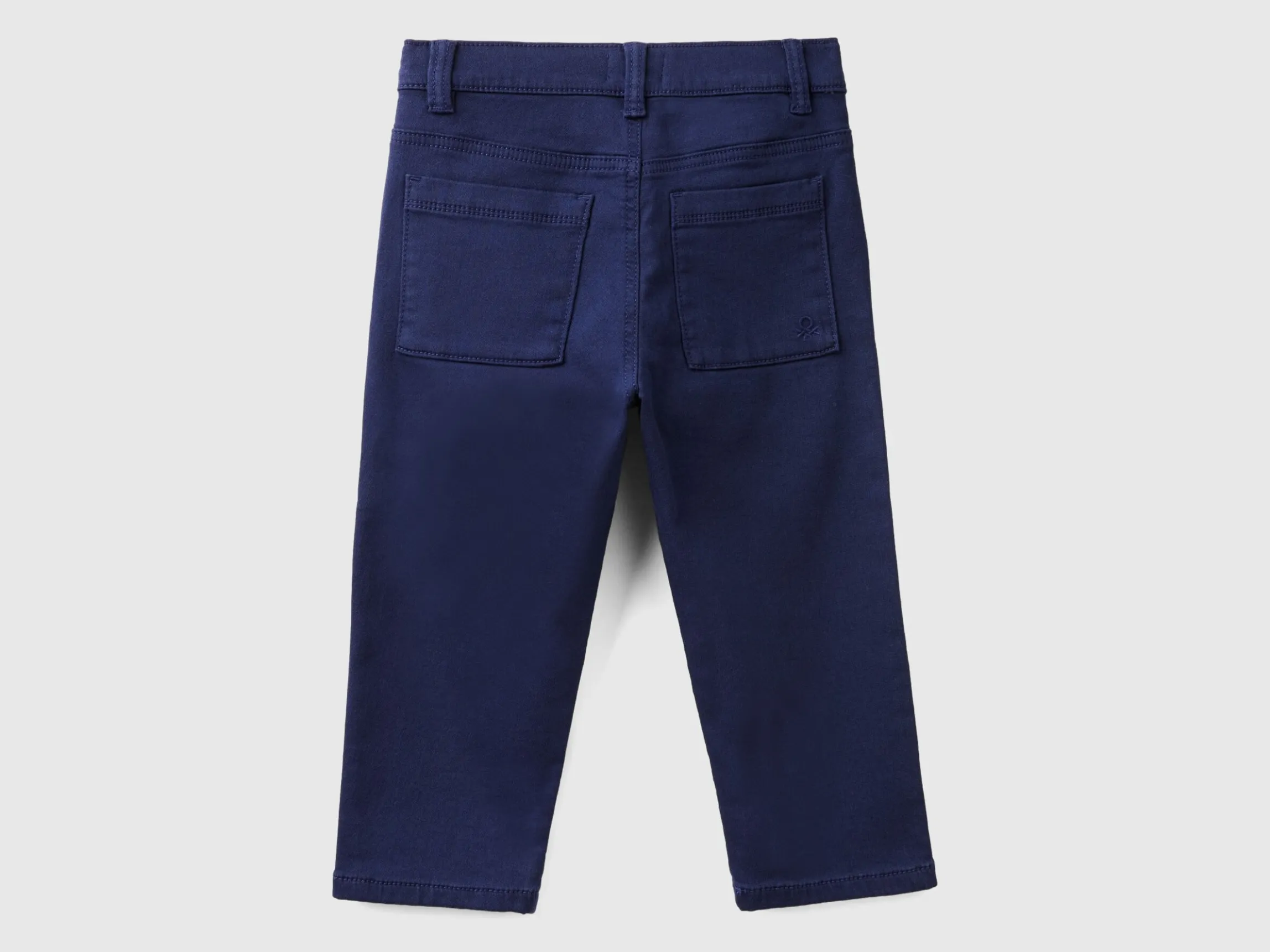 Stretch cotton trousers