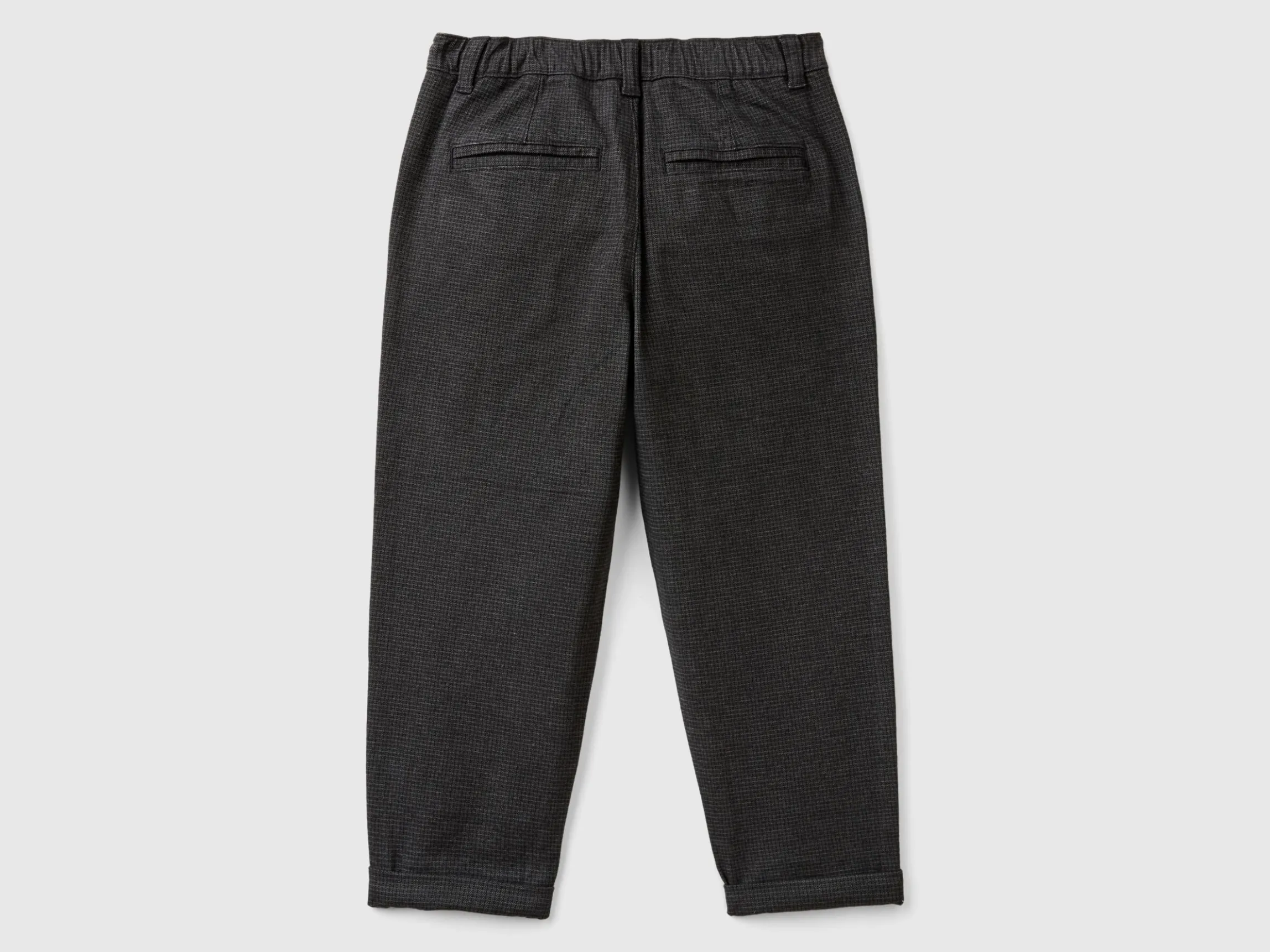 Stretch cotton trousers