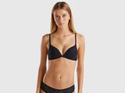 Stretch lace push up bra